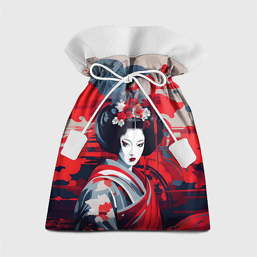 Подарочный мешок Geisha vector style / 3D-принт – фото 1