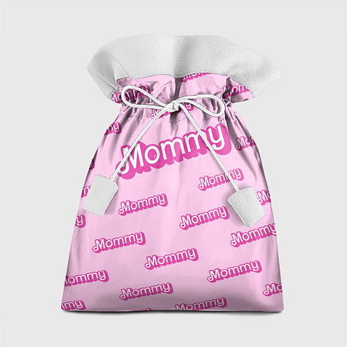 Подарочный мешок Мамочка в стиле барби - паттерн розовый / 3D-принт – фото 1