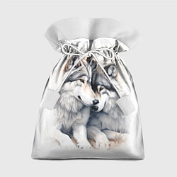 Мешок для подарков Волчья дружная семья, цвет: 3D-принт