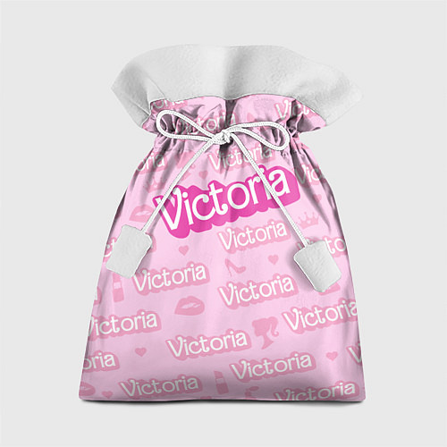 Подарочный мешок Виктория - паттерн Барби розовый / 3D-принт – фото 1