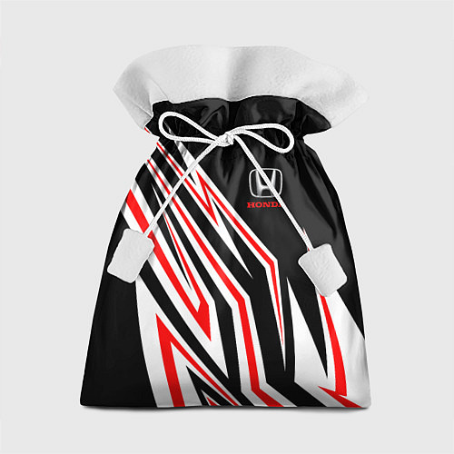 Подарочный мешок Хонда - белый и красный / 3D-принт – фото 1