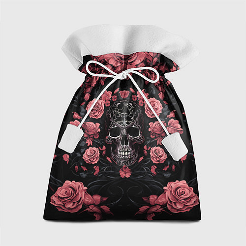 Подарочный мешок И череп и розы / 3D-принт – фото 1