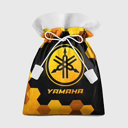 Мешок для подарков Yamaha - gold gradient, цвет: 3D-принт