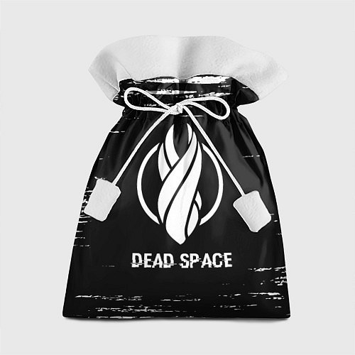 Подарочный мешок Dead Space glitch на темном фоне / 3D-принт – фото 1