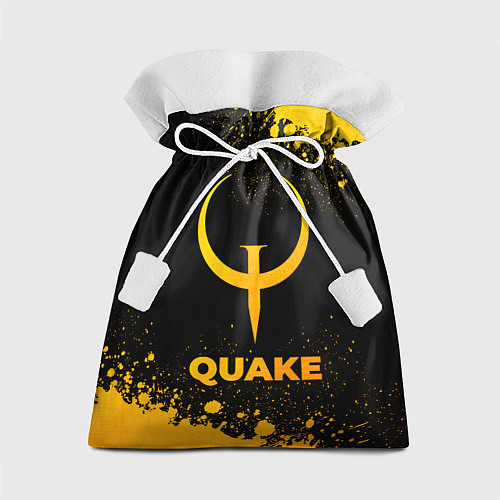 Подарочный мешок Quake - gold gradient / 3D-принт – фото 1