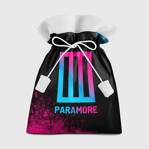 Подарочный мешок Paramore - neon gradient / 3D-принт – фото 1