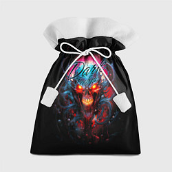 Мешок для подарков Dark techno, цвет: 3D-принт