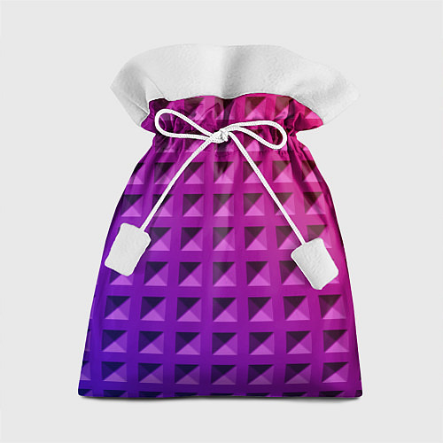 Подарочный мешок Пластиковые объемные квадраты / 3D-принт – фото 1