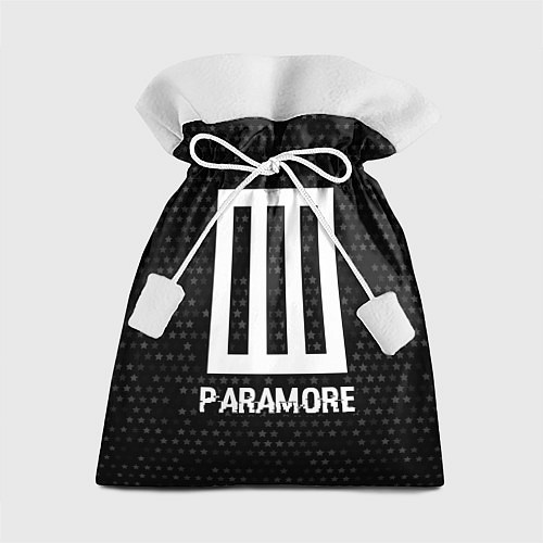 Подарочный мешок Paramore glitch на темном фоне / 3D-принт – фото 1