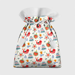 Подарочный мешок Рождественские узоры