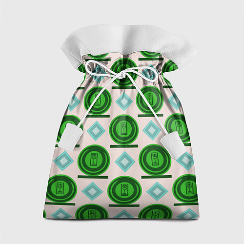 Подарочный мешок Круг логотип и ромб / 3D-принт – фото 1