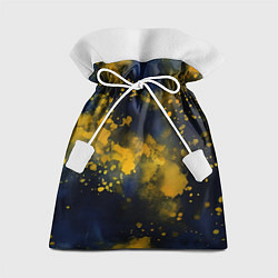 Мешок для подарков Акварелика в синем, цвет: 3D-принт