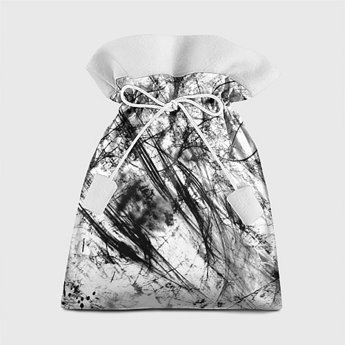 Подарочный мешок Чёрно белые узоры / 3D-принт – фото 1