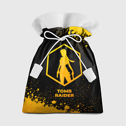 Мешок для подарков Tomb Raider - gold gradient, цвет: 3D-принт