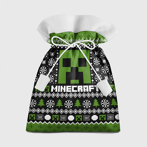 Подарочный мешок Minecraft christmas sweater / 3D-принт – фото 1