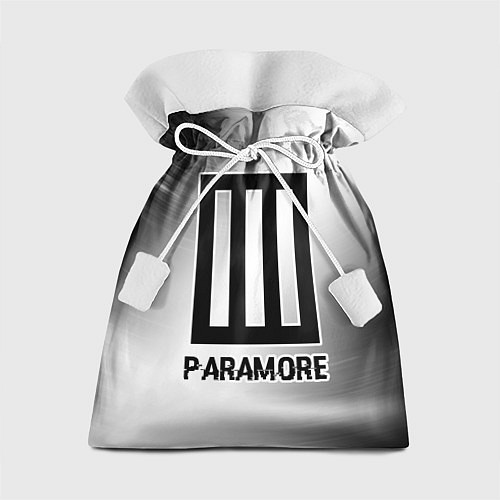 Подарочный мешок Paramore glitch на светлом фоне / 3D-принт – фото 1