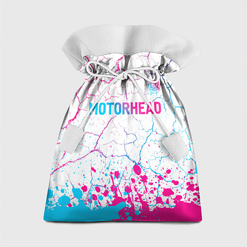 Подарочный мешок Motorhead neon gradient style посередине / 3D-принт – фото 1