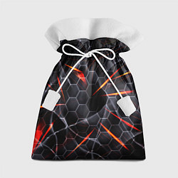 Мешок для подарков Черные узоры паттерны, цвет: 3D-принт