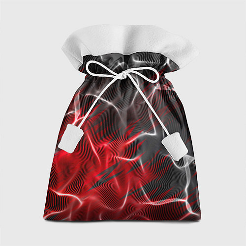 Подарочный мешок Дым и красные текстуры / 3D-принт – фото 1