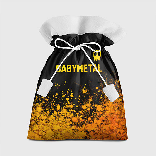 Подарочный мешок Babymetal - gold gradient посередине / 3D-принт – фото 1