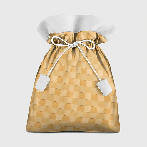 Подарочный мешок Плетение из берёсты текстура / 3D-принт – фото 1