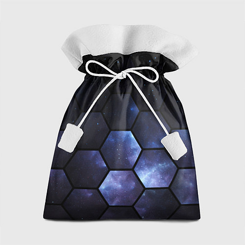 Подарочный мешок Космические соты - геометрия / 3D-принт – фото 1