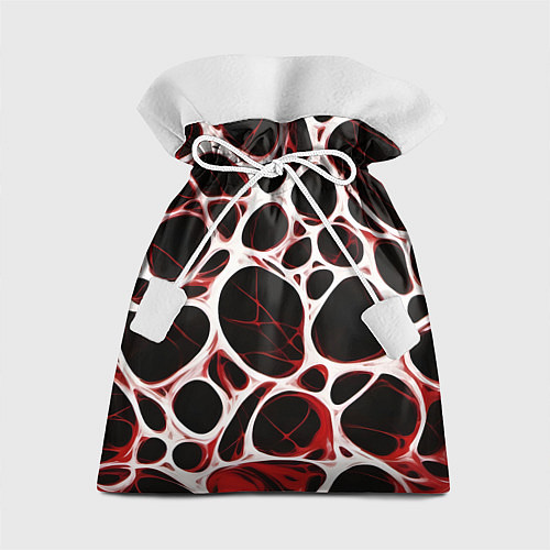 Подарочный мешок Красная морская волна / 3D-принт – фото 1