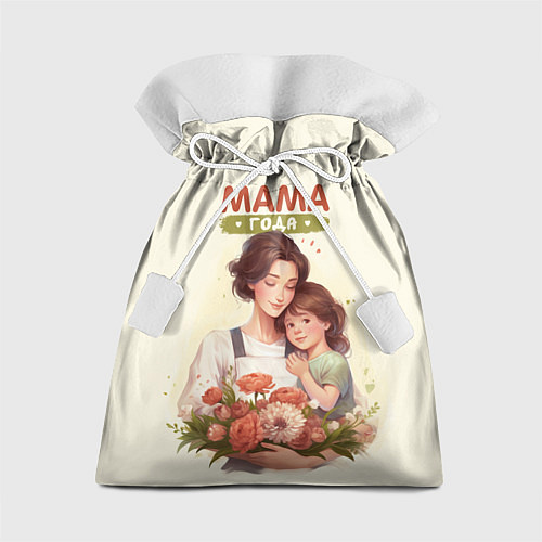Подарочный мешок Лучшая мама года / 3D-принт – фото 1