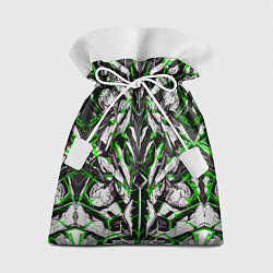 Мешок для подарков Зелёная кибернетическая броня, цвет: 3D-принт