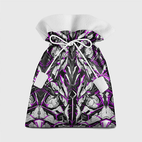 Подарочный мешок Фиолетовая кибернетическая броня / 3D-принт – фото 1