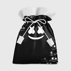 Мешок для подарков Marshmello black collection, цвет: 3D-принт