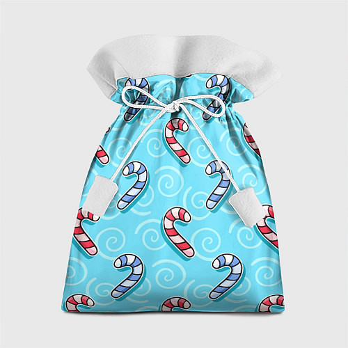 Подарочный мешок Новогодний леденец трость / 3D-принт – фото 1