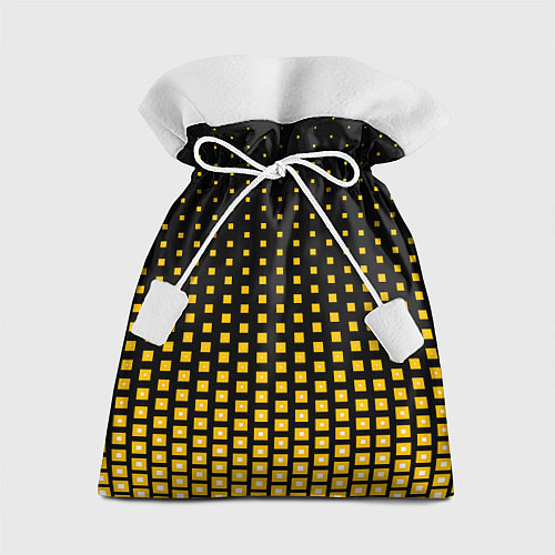 Подарочный мешок Жёлтые квадраты / 3D-принт – фото 1