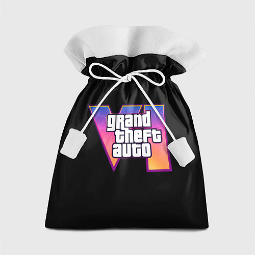 Подарочный мешок Grand Theft Auto 6 / 3D-принт – фото 1