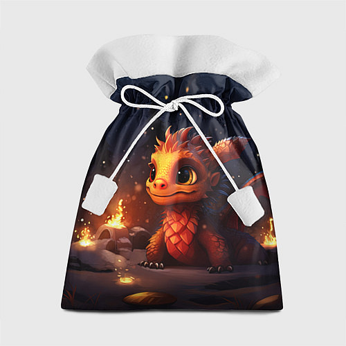 Подарочный мешок Сияющий ледяной дракон / 3D-принт – фото 1