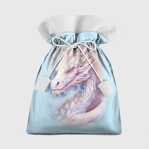 Подарочный мешок Волшебный белый дракон / 3D-принт – фото 1