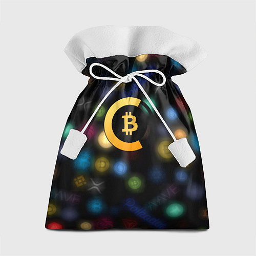 Подарочный мешок Bitcoin logo criptomoney / 3D-принт – фото 1