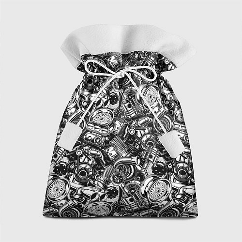 Подарочный мешок Автотюнинг - запчасти / 3D-принт – фото 1