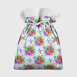 Мешок для подарков Биткойн и цветок, цвет: 3D-принт