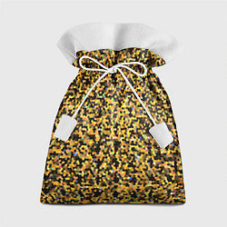 Мешок для подарков Золотая мозаика, цвет: 3D-принт