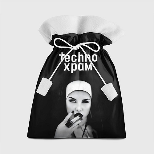 Подарочный мешок Techno храм монашка с перстнем / 3D-принт – фото 1