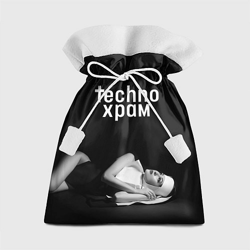 Подарочный мешок Techno храм монашка лежит / 3D-принт – фото 1