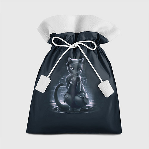Подарочный мешок Sweet cat - cyberpunk / 3D-принт – фото 1