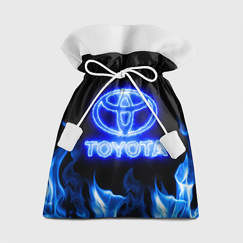 Подарочный мешок Toyota neon fire / 3D-принт – фото 1