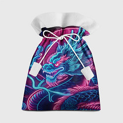 Мешок для подарков Свирепый японский дракон - ирезуми, цвет: 3D-принт
