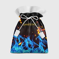 Мешок для подарков Evanescence огонь рок группа, цвет: 3D-принт
