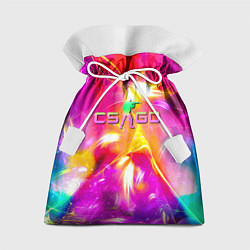 Мешок для подарков Counter Strike - neon, цвет: 3D-принт