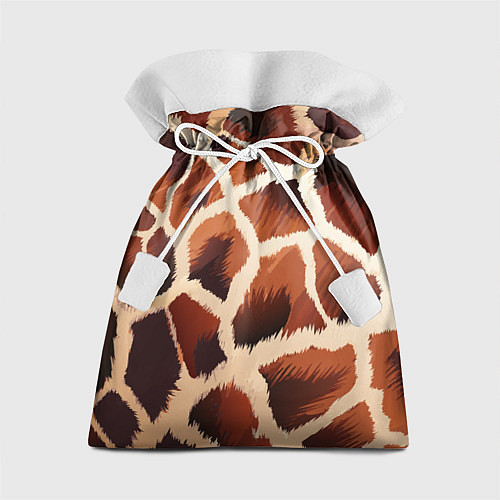 Подарочный мешок Пятнистый мех жирафа / 3D-принт – фото 1