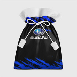 Мешок для подарков Subaru текстура авто, цвет: 3D-принт