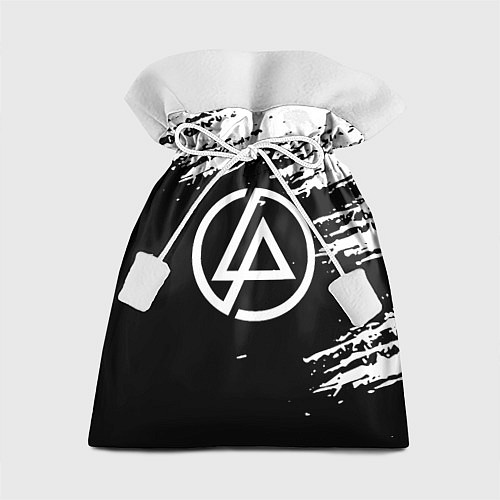 Подарочный мешок Linkin Park - black and white / 3D-принт – фото 1